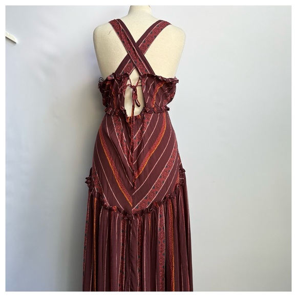 NWT Anthropologie V-Neck Maxi Sun Dress - Picture 7 of 17